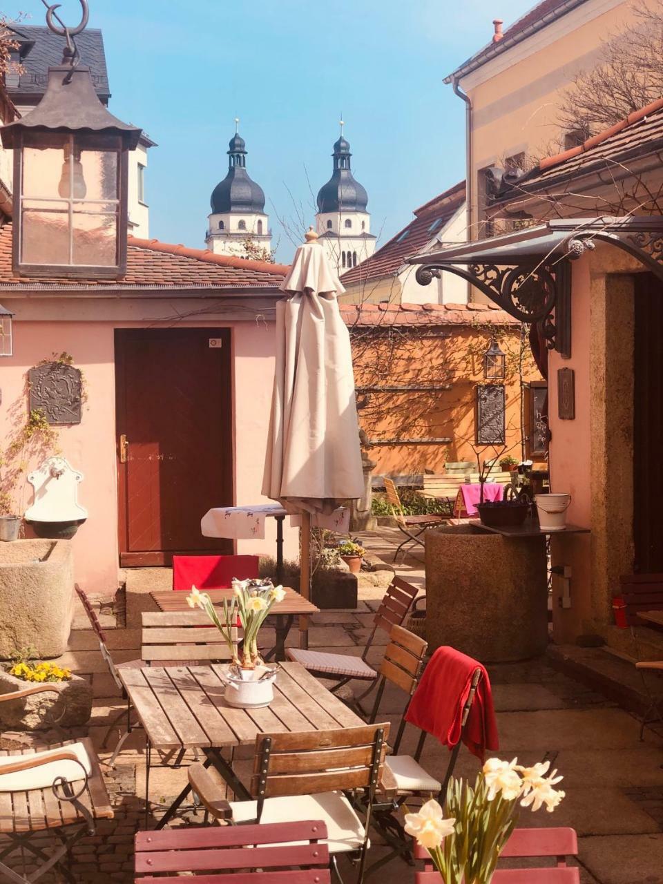 Altes Handelshaus Plauen Bagian luar foto